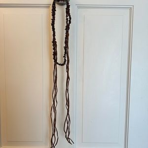 Beaded western wrap necklace or belt